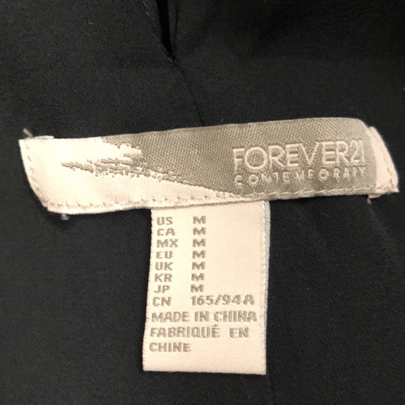 Woman’s Forever 21 black halter top - Picture 7 of 8